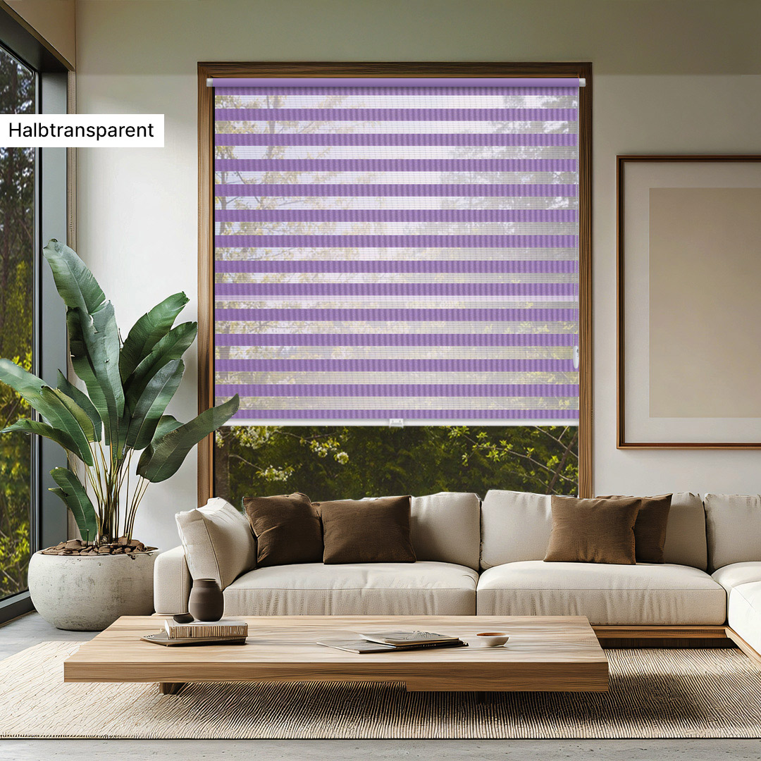 Doppelrollo Basic violett Doppelrollo Basic violett